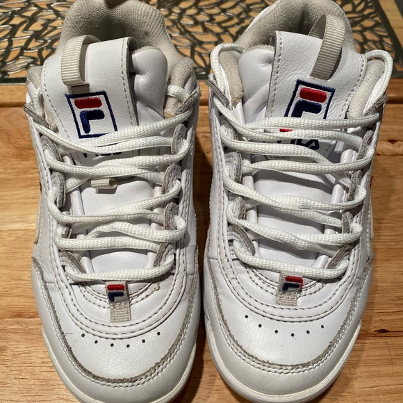 Fila women’s disruptor 2 white size 6.5 - Picture 2 of 5